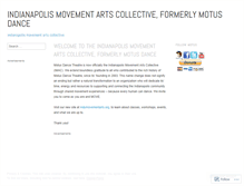 Tablet Screenshot of motusdance.com